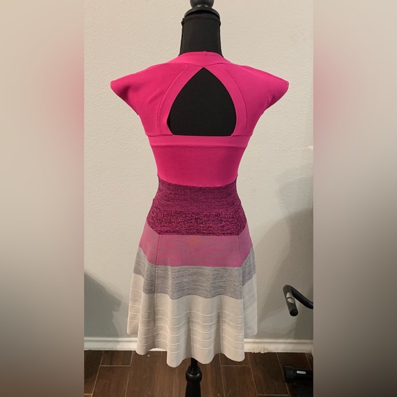 Guess by Marciano Pink and Gray Mini Dress - Picture 3 of 4